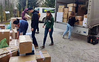 Harcerze przekazali 7 ton darów swoim ukraińskim odpowiednikom